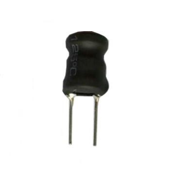 Leaded inductor with ferrite core Low-resistance leaded inductor